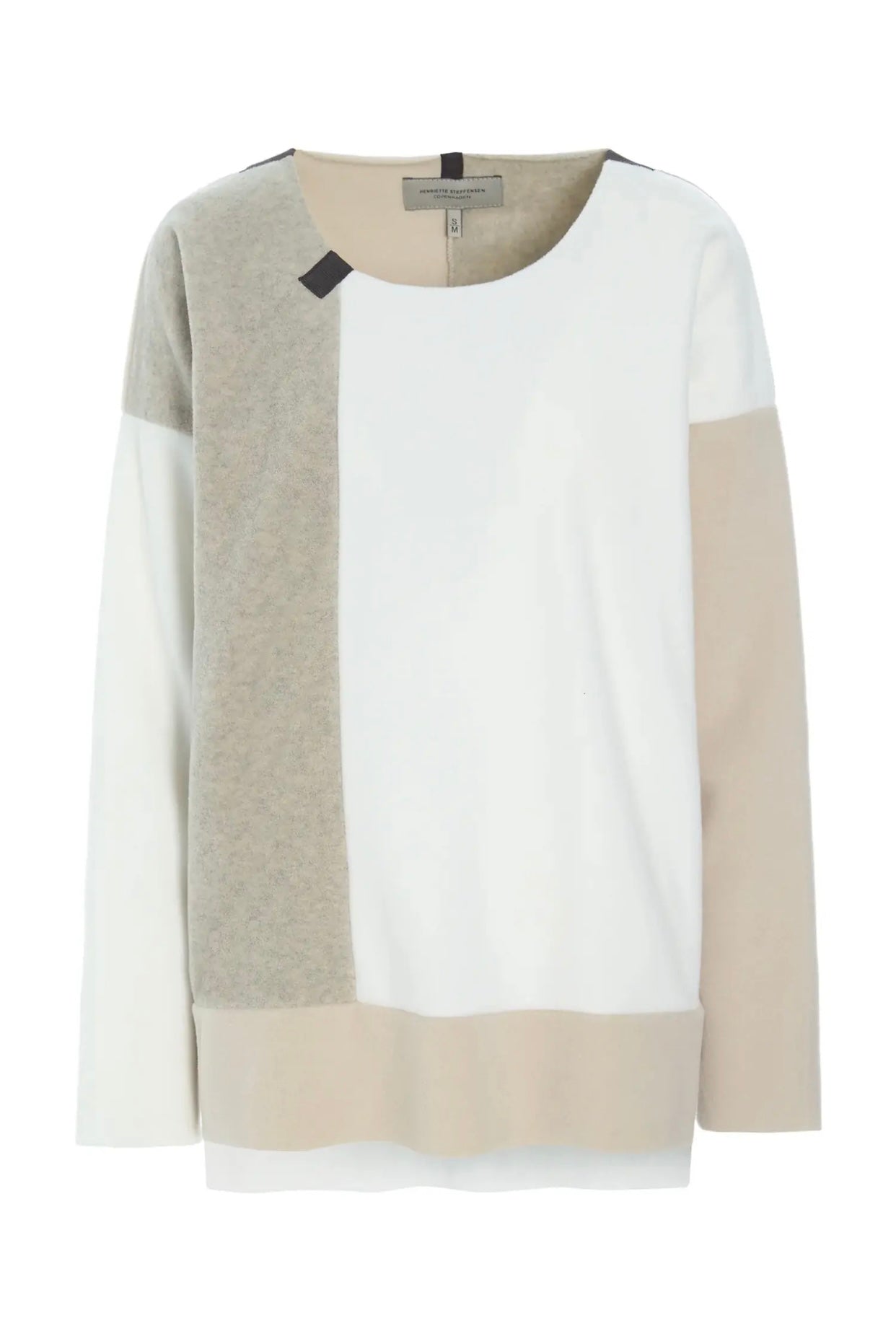 Henriette Steffensen SWEATER PATCH | 1369 Kit/Ow/Sand