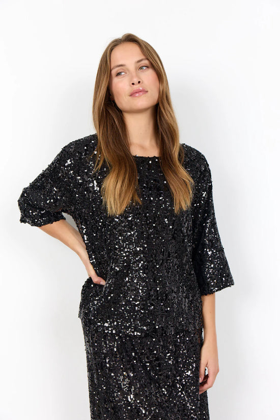 Soya Concept SC-ANGEL 1 BLOUSE BLACK