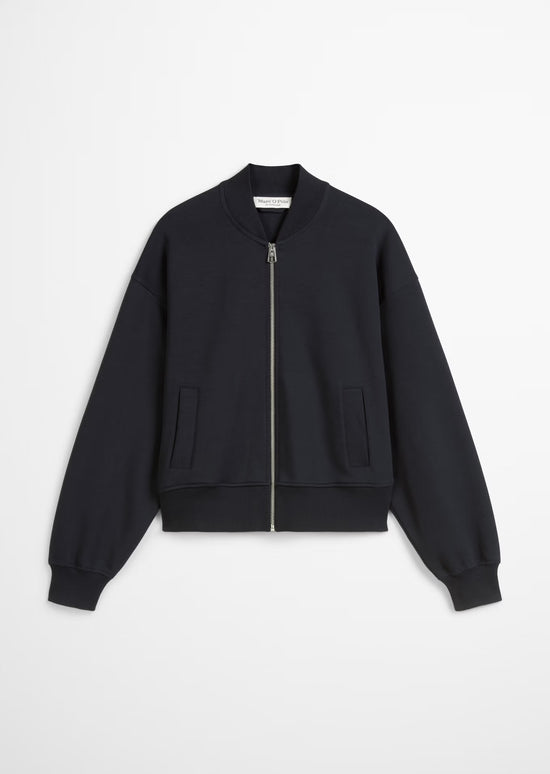 Marc O Polo AVIATOR SWEAT JACKET REGULAR MADE FROM INTERLOCK JERSEY