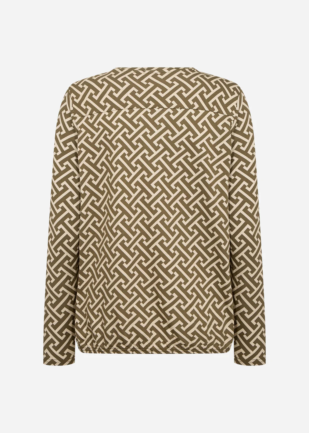 Soya Concept SC-FELICITY AOP 520 BLOUSE DARK GREEN