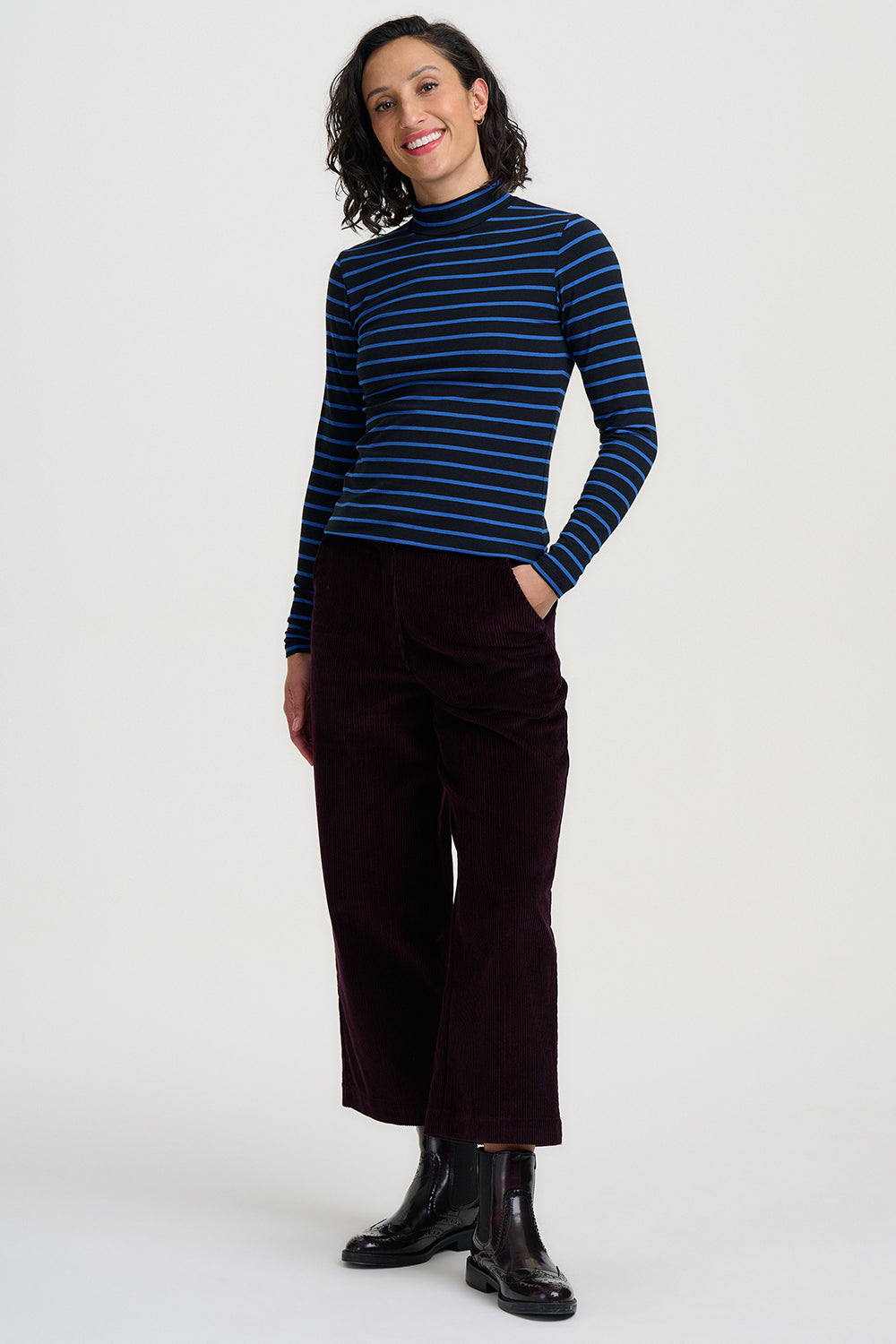 Sugarhill Brighton LINDLEY CORD CROPPED TROUSERS