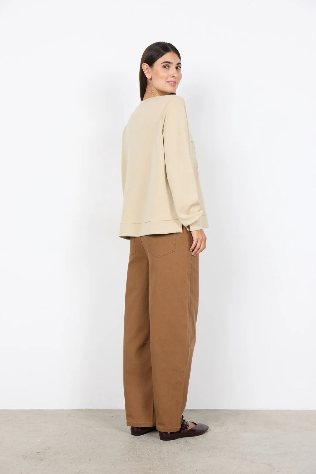 Soya Concept SC-BANU 287 SWEATSHIRT SAND