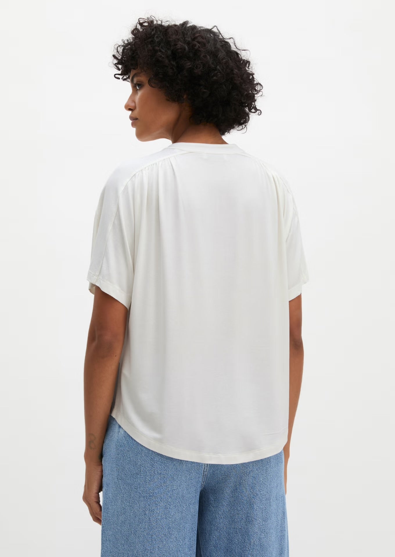 Marc O Polo REGULAR JERSEY BLOUSE FROM LENZING™ ECOVERO™