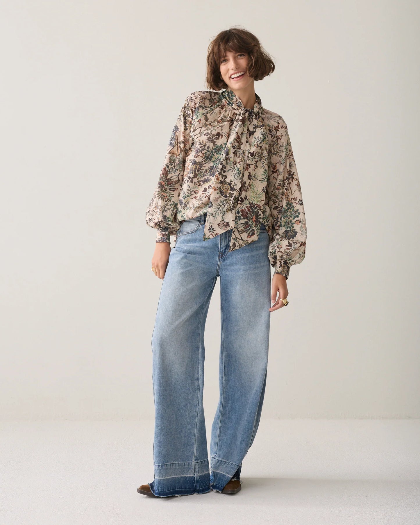 Summum Woman Gobelin-print top