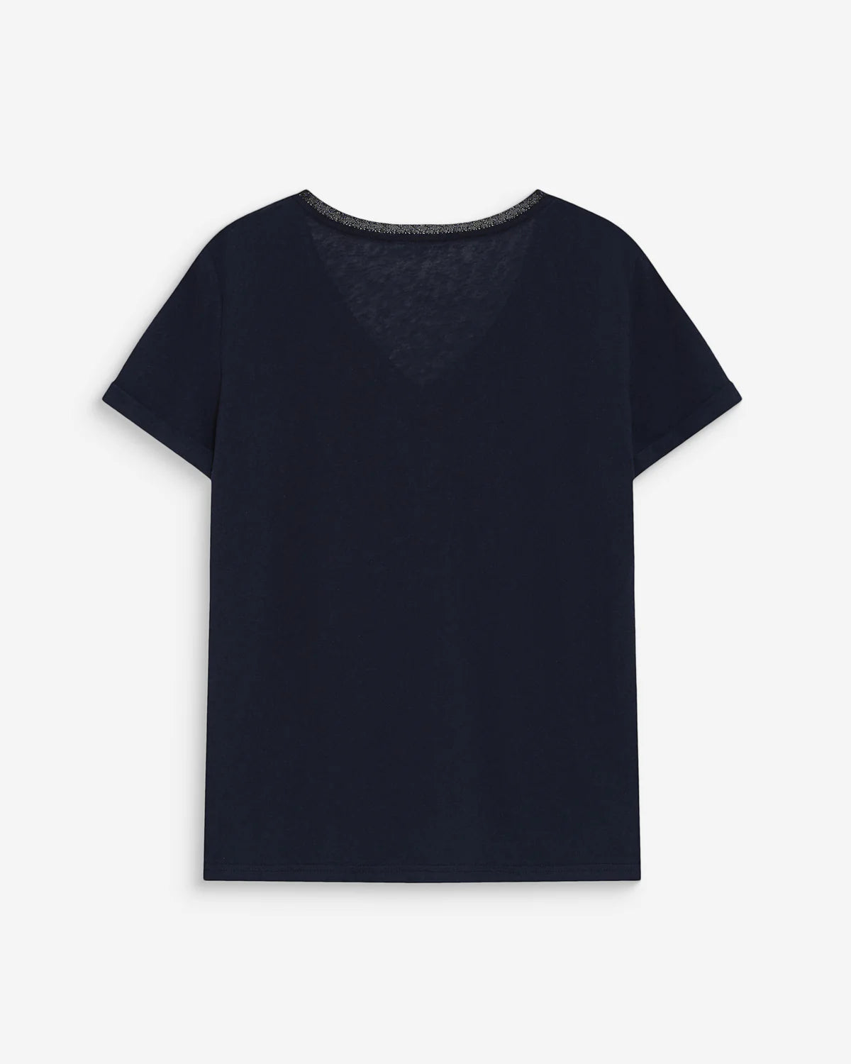 Grace And Mila  V-NECK T-SHIRT MARINE VASCO Navy
