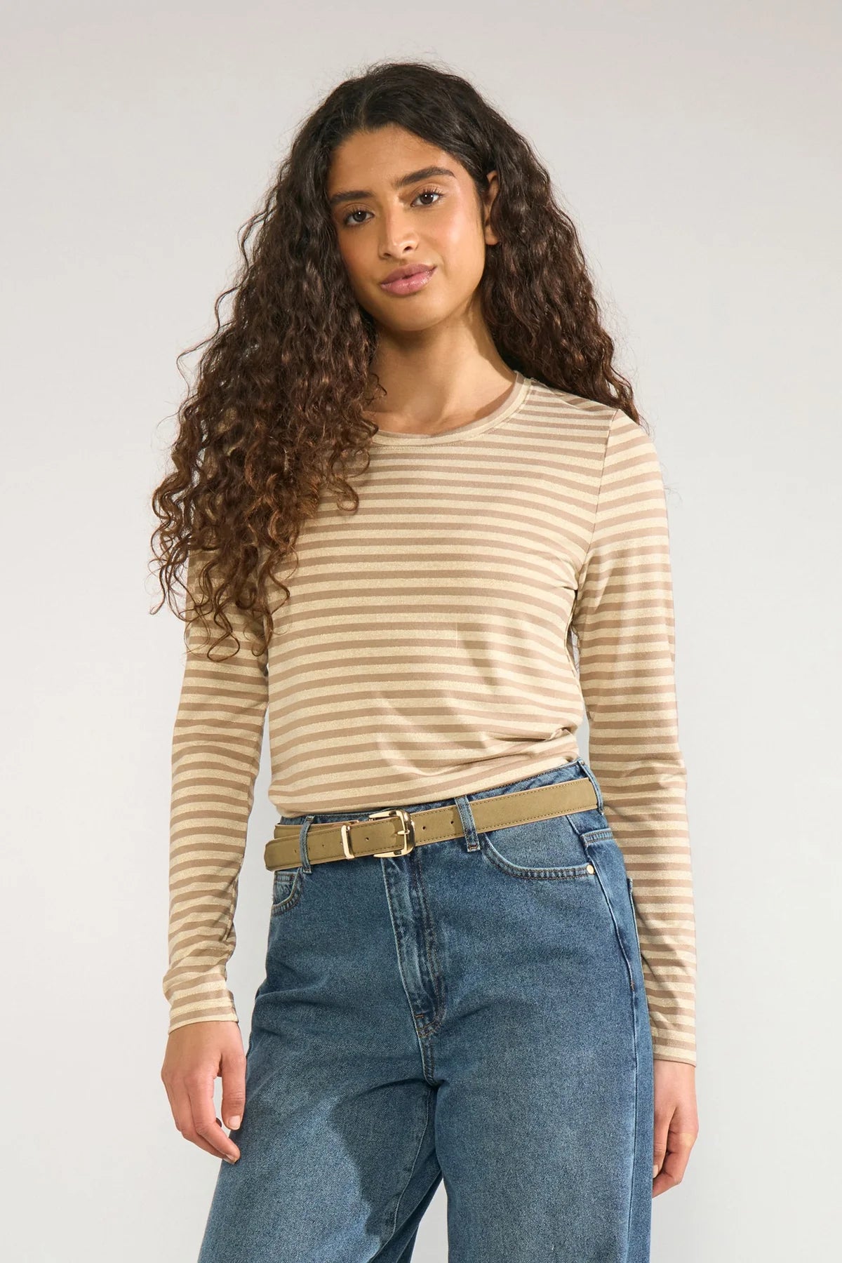 Numph NURIXIE BLOUSE - Silver Mink