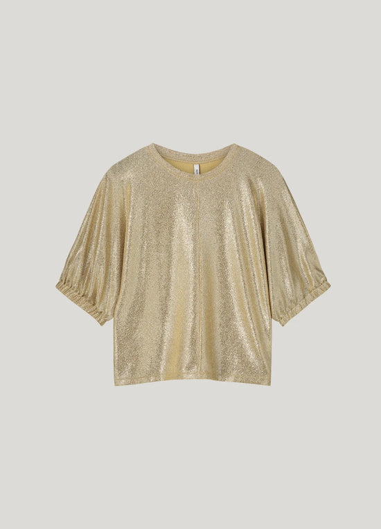 Load image into Gallery viewer, Summum Woman TOP IN METALLIC JERSEY
