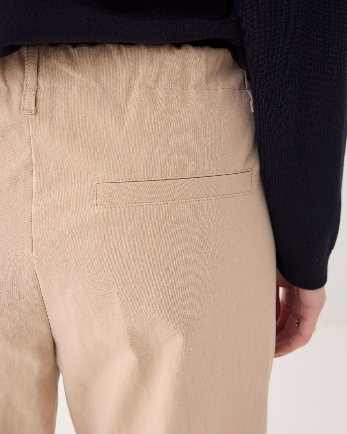 Summum Woman SHINY STRAIGHT-LEG TROUSERS