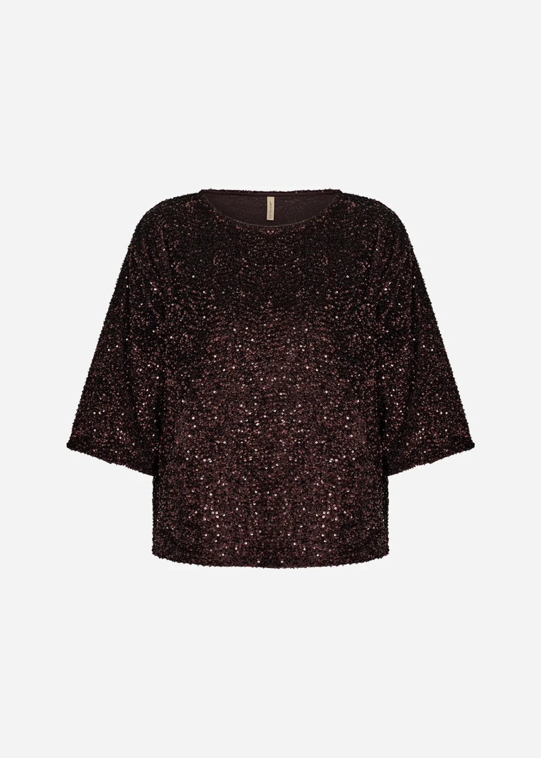 Soya Concept SC-JASLEEN 1 BLOUSE DARK PLUM