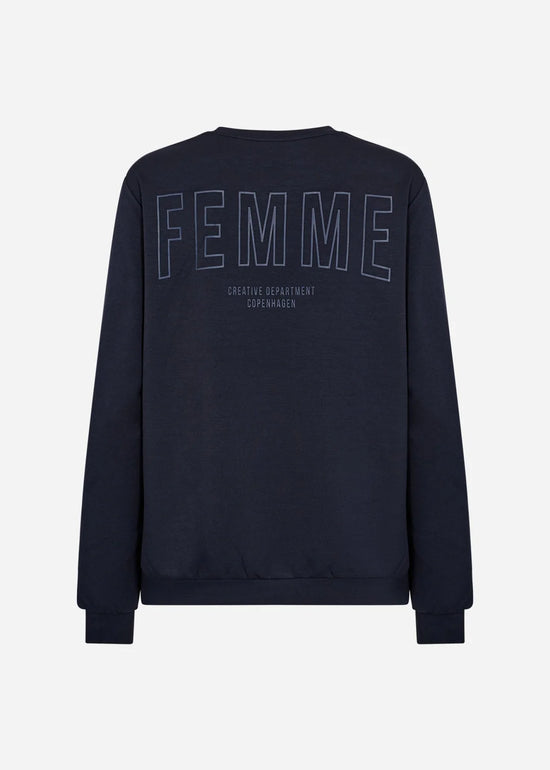 Soya Concept SC-BANU 185 SWEATSHIRT NAVY