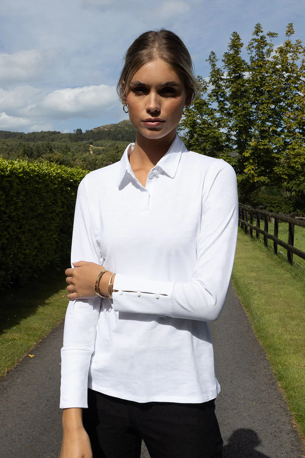 No2mor0 Wilde Cotton Layering Shirt White