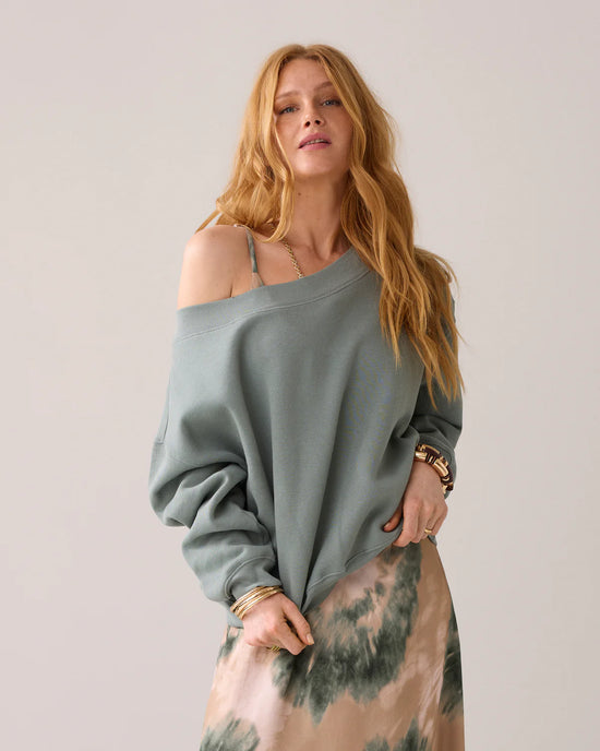Summum Woman  OFF-SHOULDER SWEATSHIRT