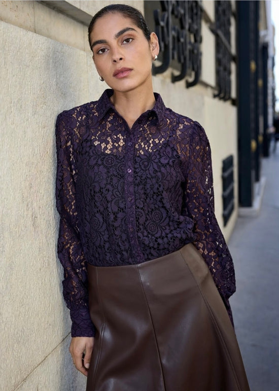 Soya Concept SC-BECKIE 18 SKIRT DARK BROWN