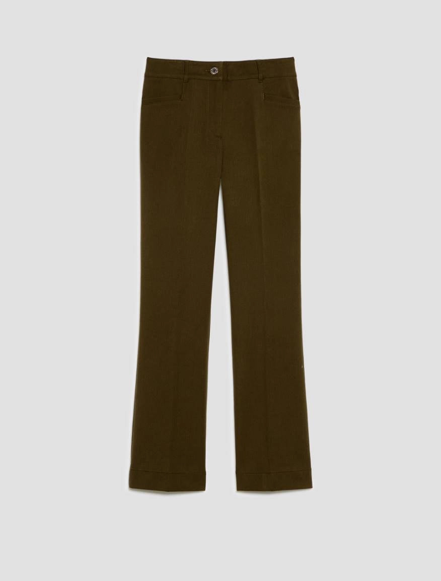 Pennyblack Mini-flare cut trousers - KHAKI
