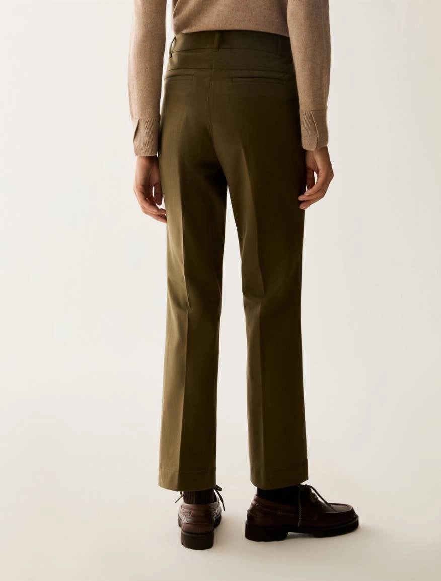 Pennyblack Mini-flare cut trousers - KHAKI