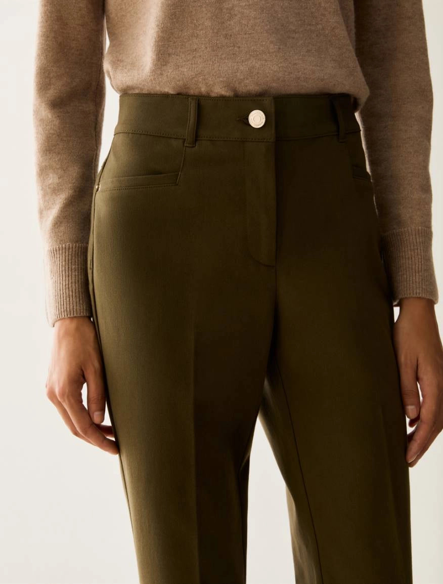 Pennyblack Mini-flare cut trousers - KHAKI