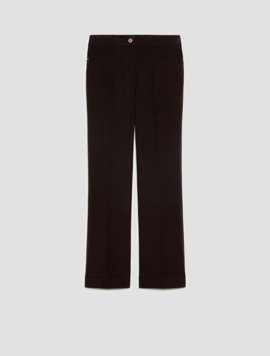 Pennyblack Mini-flare cut trousers - DARK BROWN