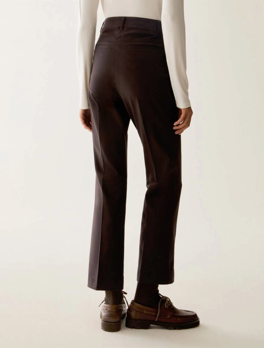 Pennyblack Mini-flare cut trousers - DARK BROWN