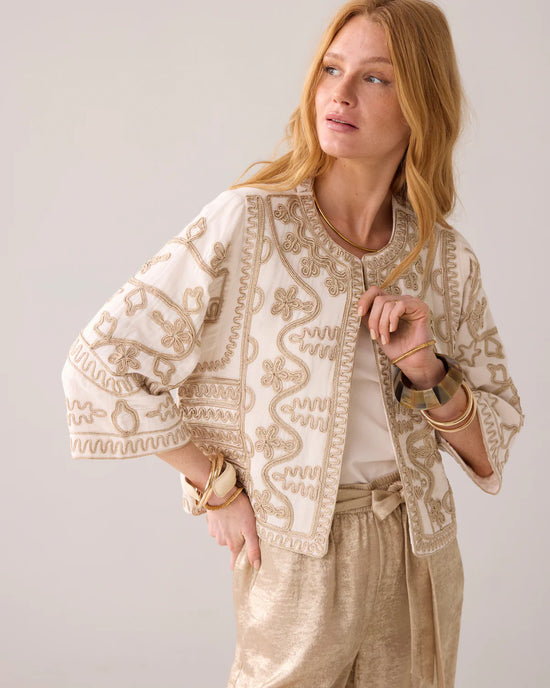 Summum Woman EMBROIDERED KIMONO JACKET