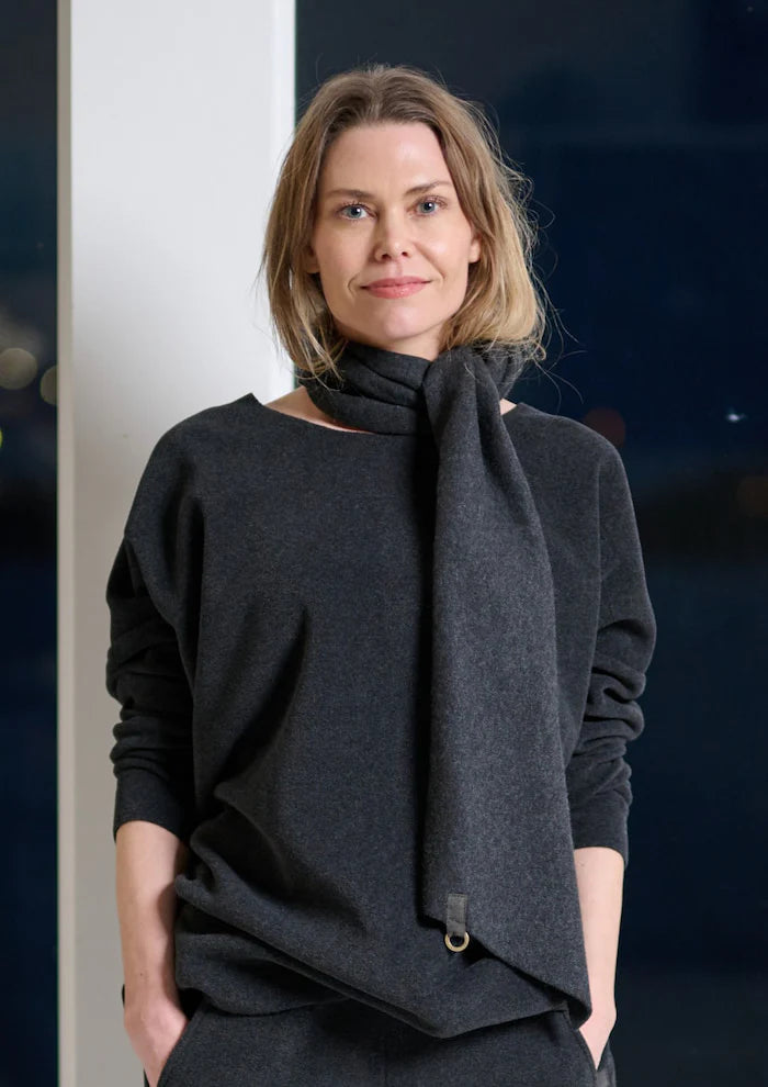 Henriette Steffensen MINI SCARF | 5001
SOFT BLACK