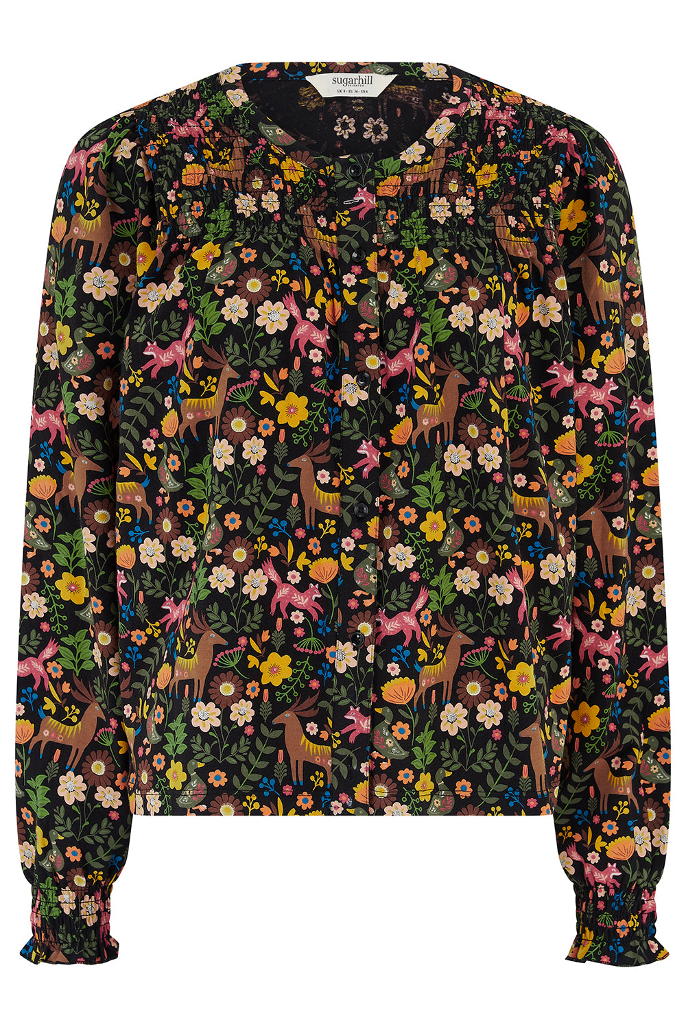 Sugarhill Brighton  JULIETA BLOUSON SLEEVE JERSEY TOP