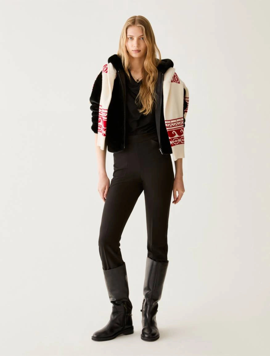 Pennyblack Soft and warm bomber jacket - BLACK