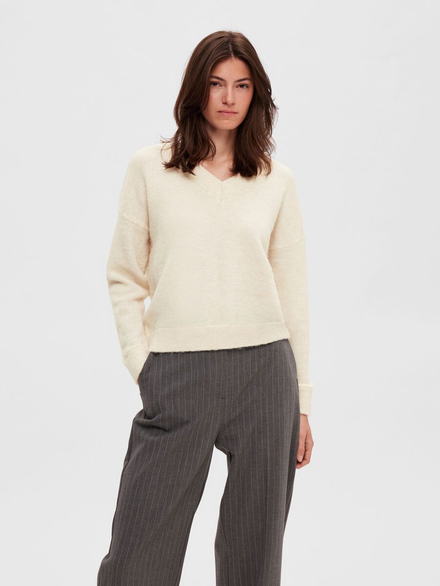 Selected/Femme MERINO-WOOL BLEND PULLOVER