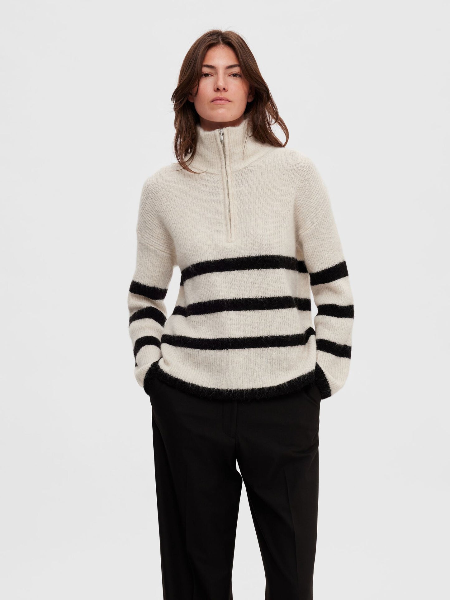 Selected/Femme STRIPED PULLOVER