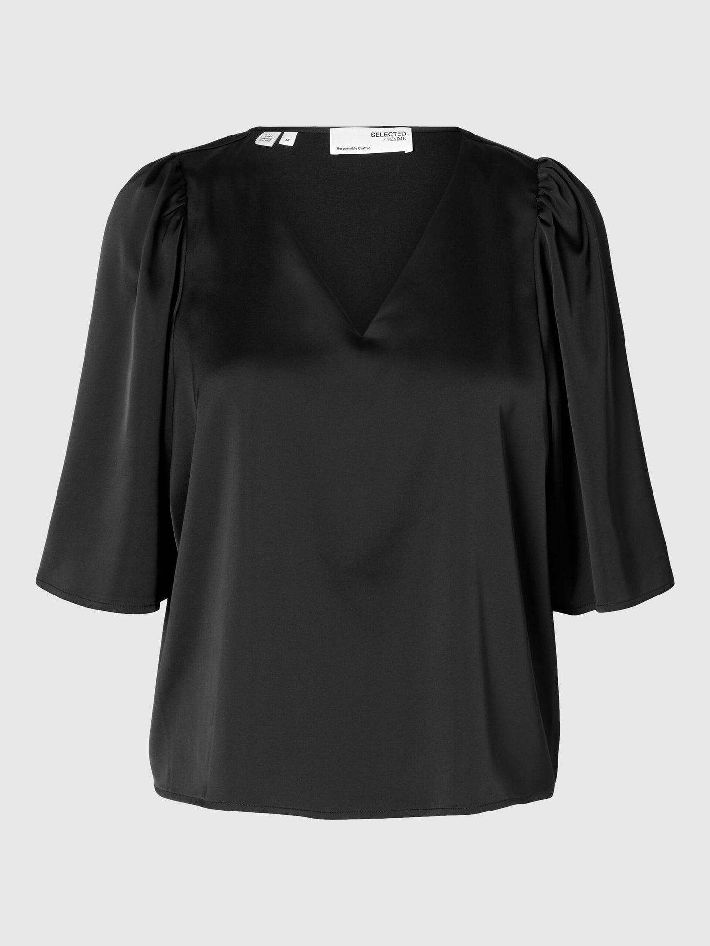 Selected/Femme SATIN 2/4 SLEEVED BLOUSE