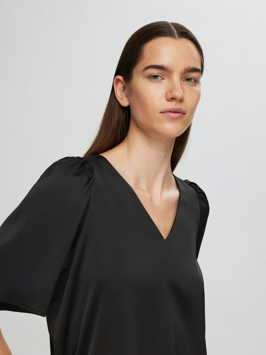 Selected/Femme SATIN 2/4 SLEEVED BLOUSE