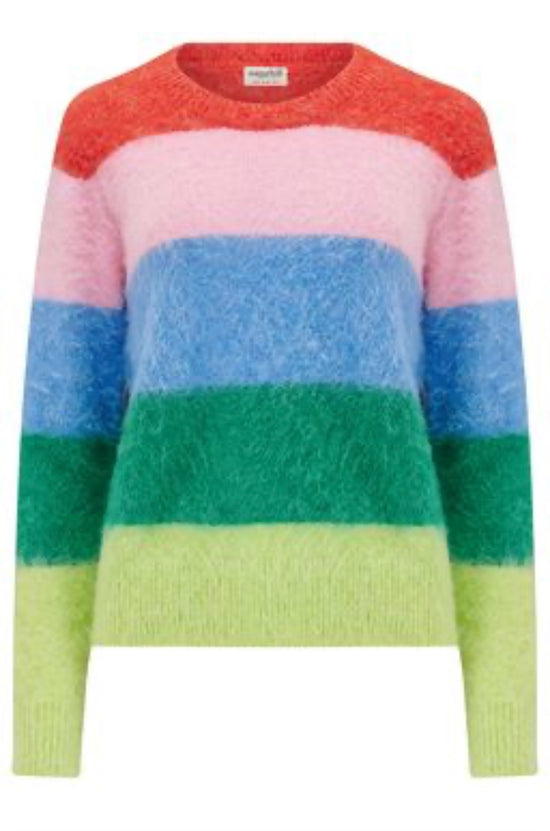 Sugarhill Brighton Dayna Jumper - Multi, Rainbow Stripes