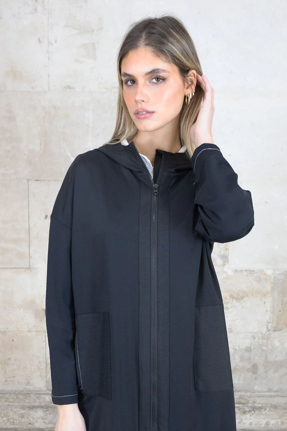 No2mor0 Aphrodite Lightweight Duster Black