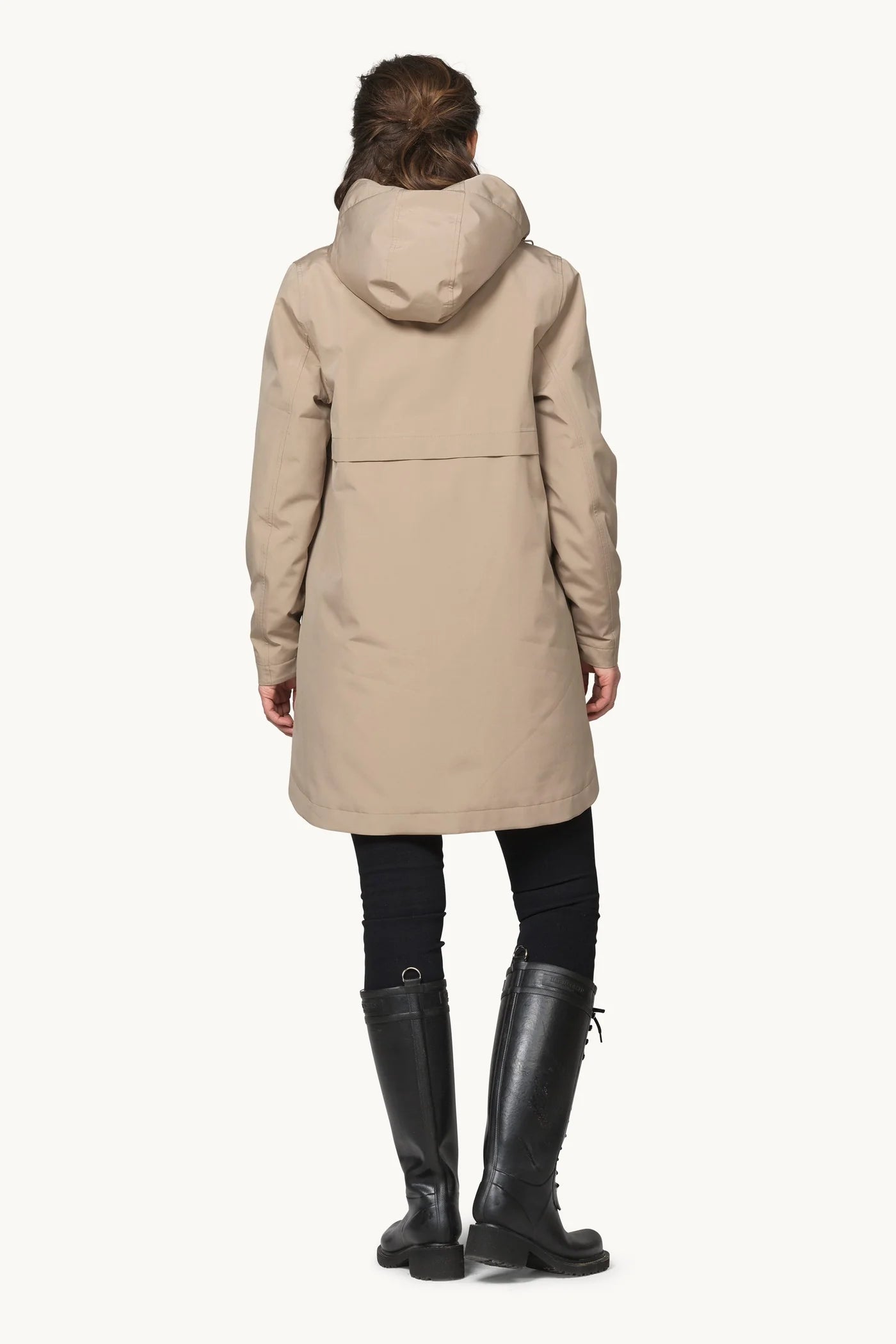 Ilse Jacobsen PADDED RAINCOAT - GREIGE