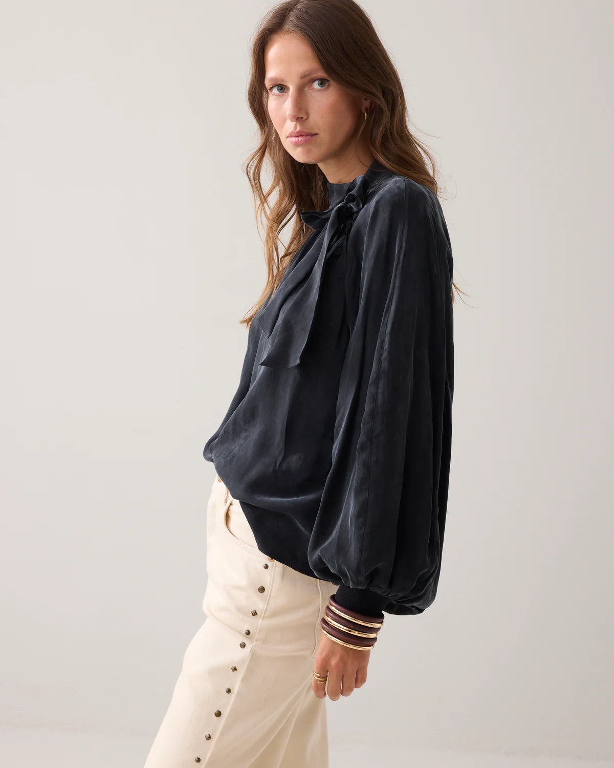 Summum Woman WIDE BOWTIE TOP