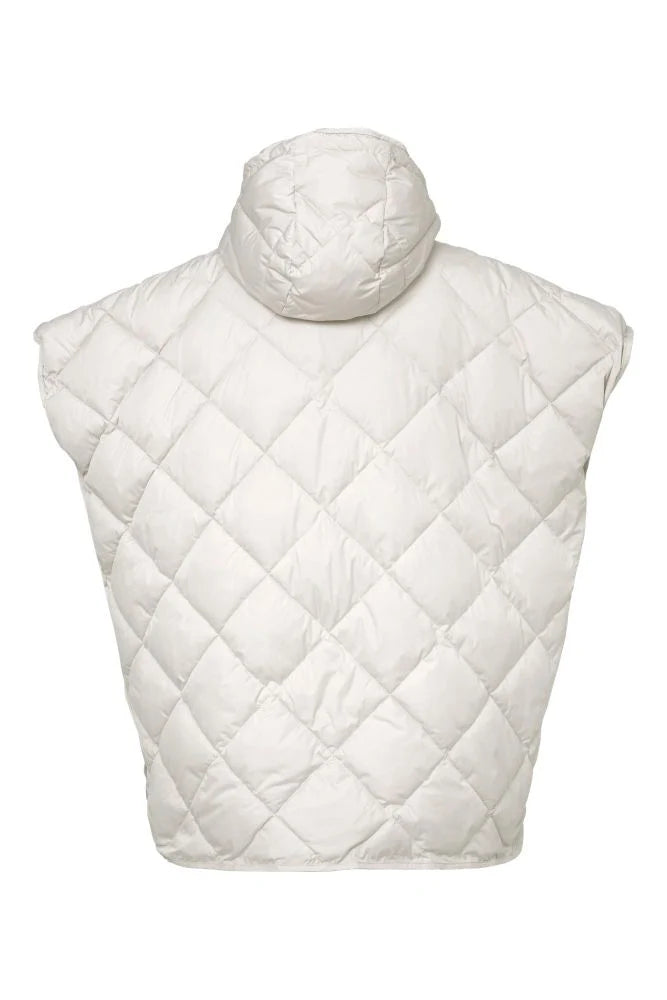 Ilse Jacobsen PADDED VEST Silver Grey