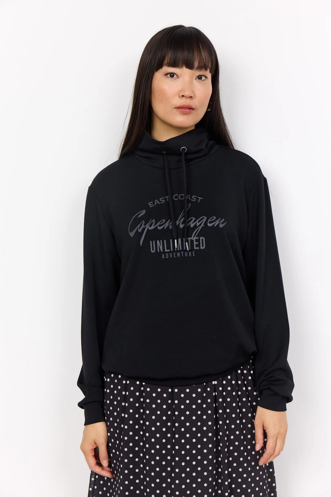 Soya Concept SC-BANU 186 SWEATSHIRT BLACK