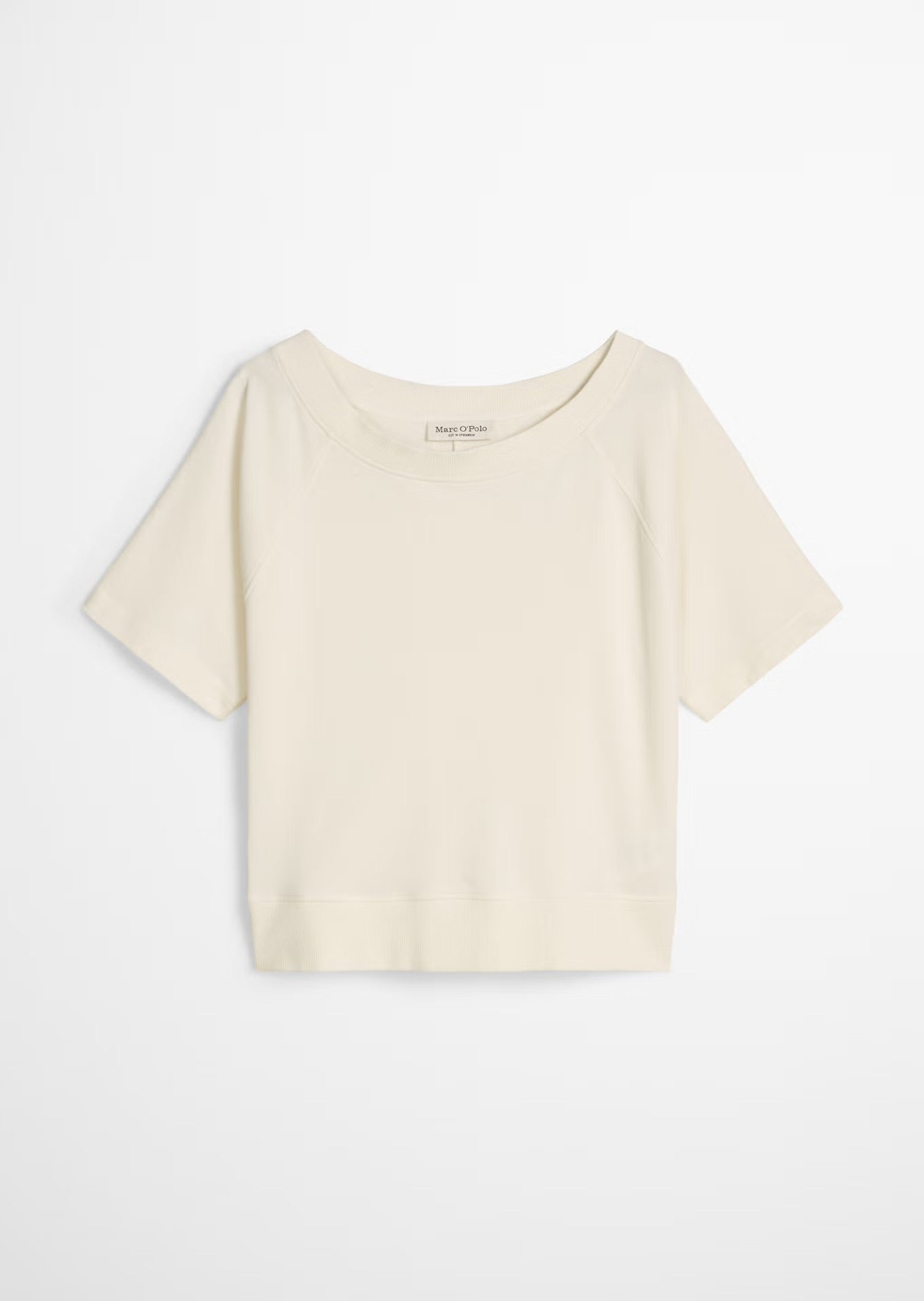 Marc O Polo  REGULAR SHORT-SLEEVED SWEATSHIRT MADE FROM REGENERATIVE ORGANIC COTTON