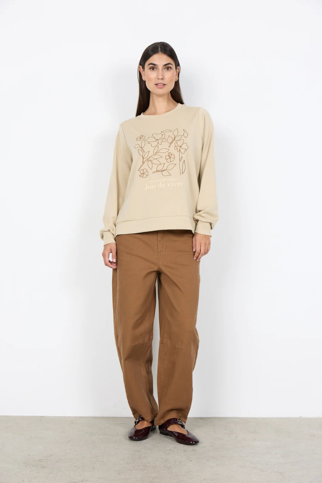 Soya Concept SC-BANU 287 SWEATSHIRT SAND