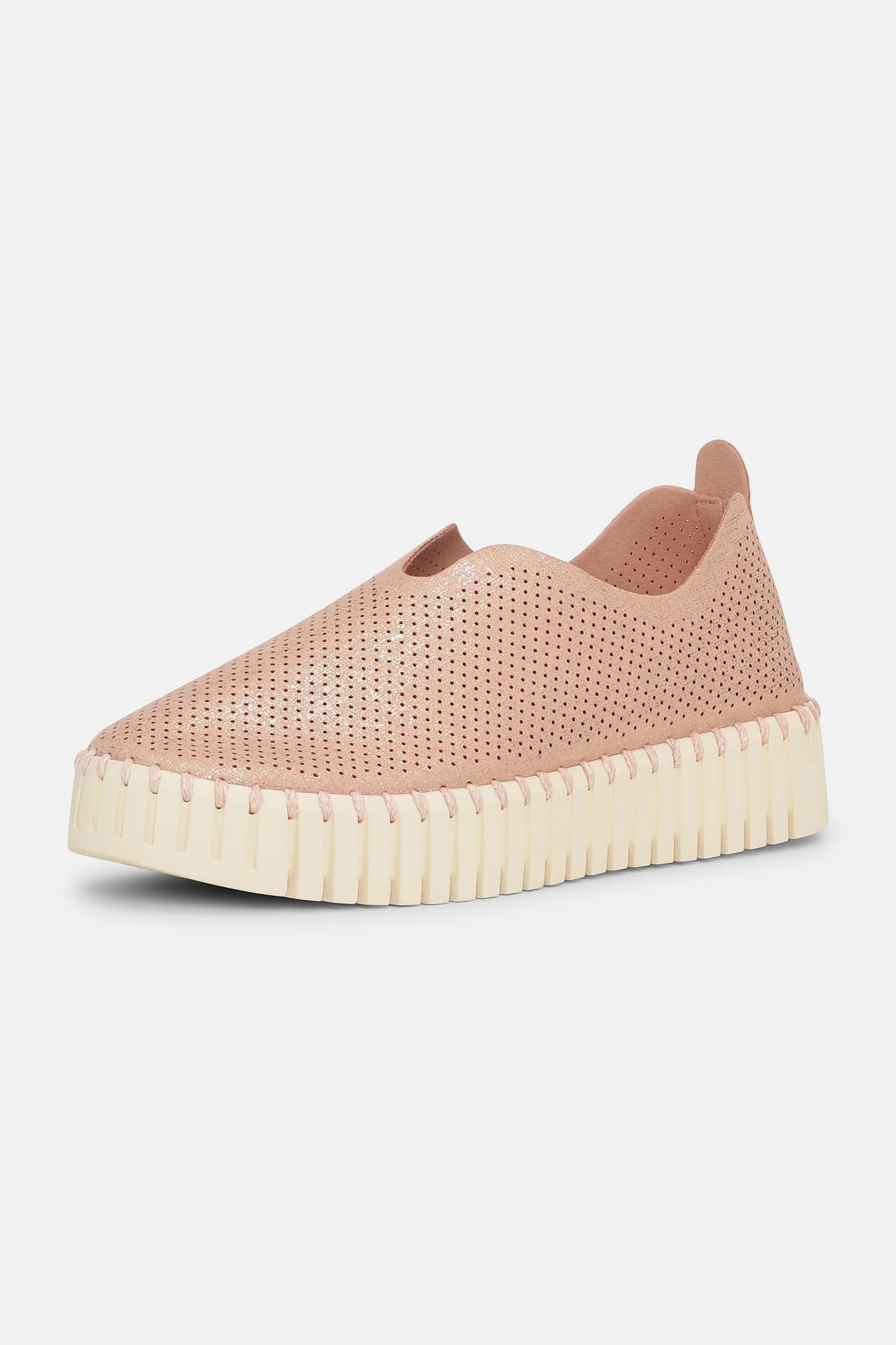 Ilse Jacobsen Platform Tulip Sko Glitter - Adobe Rose Pearled Ivory