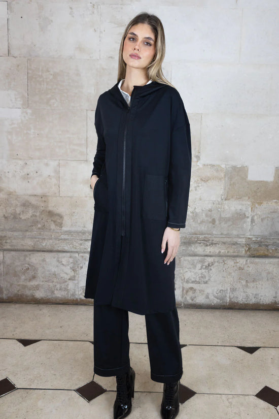 No2mor0 Aphrodite Lightweight Duster Black