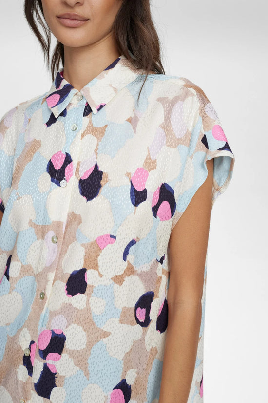 Load image into Gallery viewer, Numph NUGRACIE SHIRT - Cerulean
