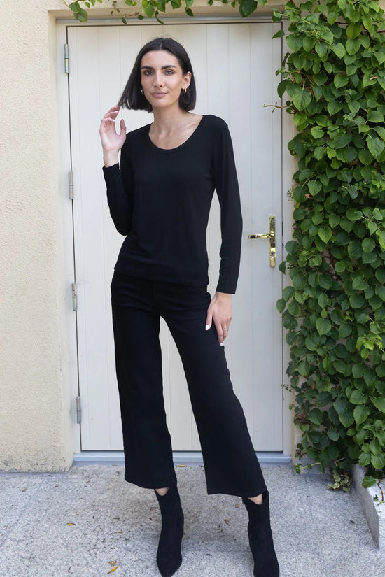 No2mor0 Napoli Wide Leg Denim Trouser - 27" Leg
Black