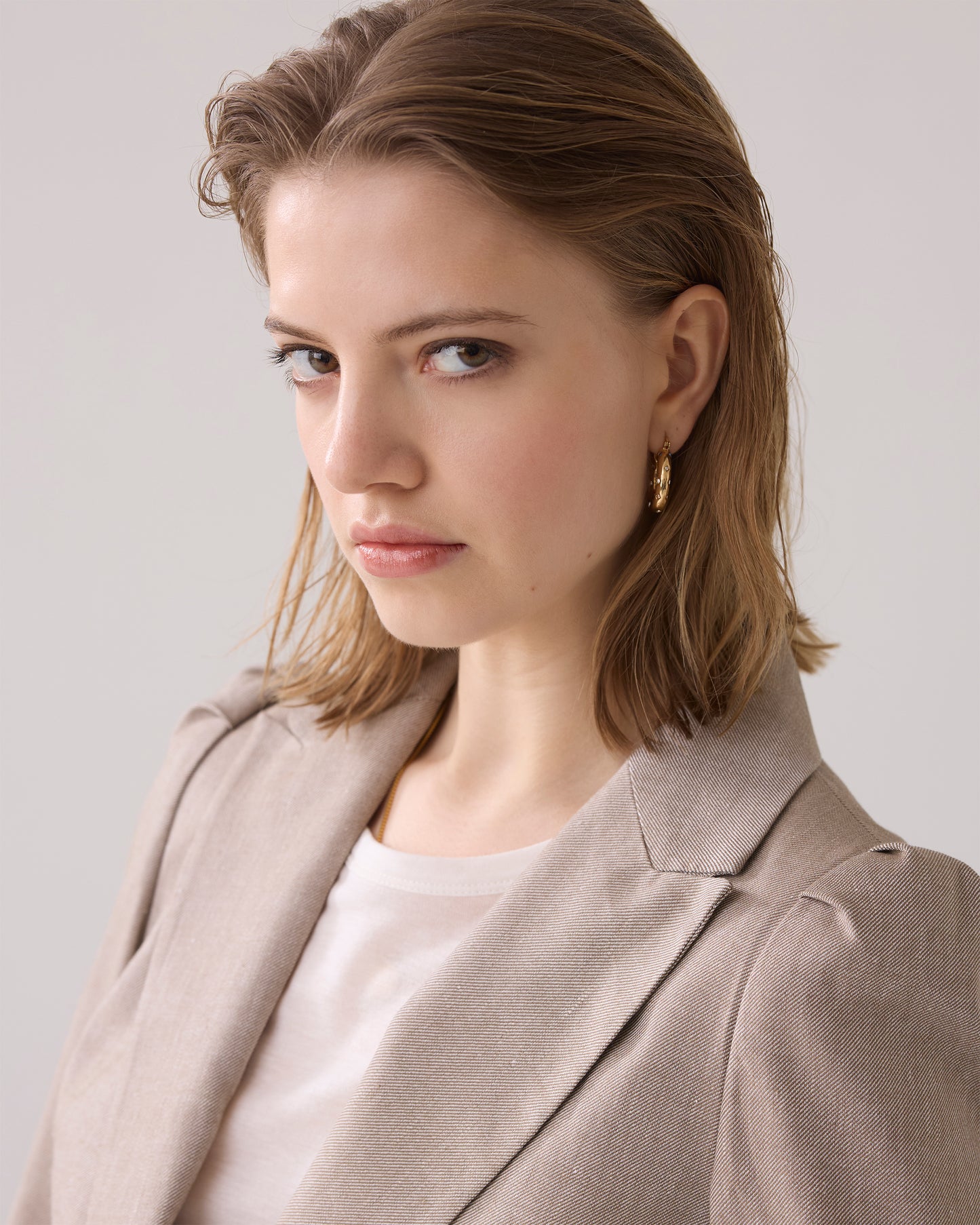 Summum Woman TAILORED BLAZER IN A LINEN BLEND
