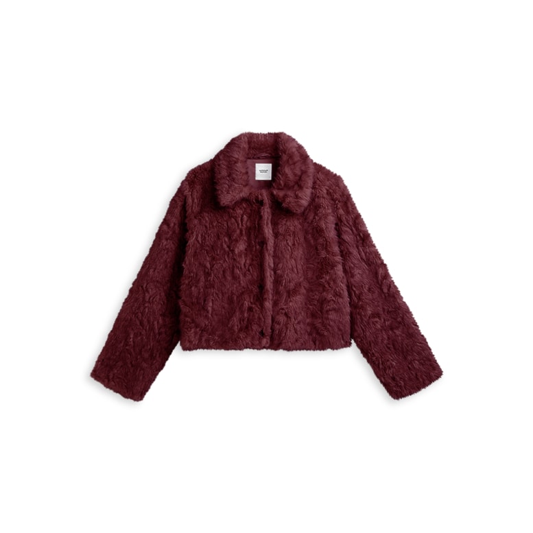 Summum Woman JACKET IN SOFT FAUX FUR