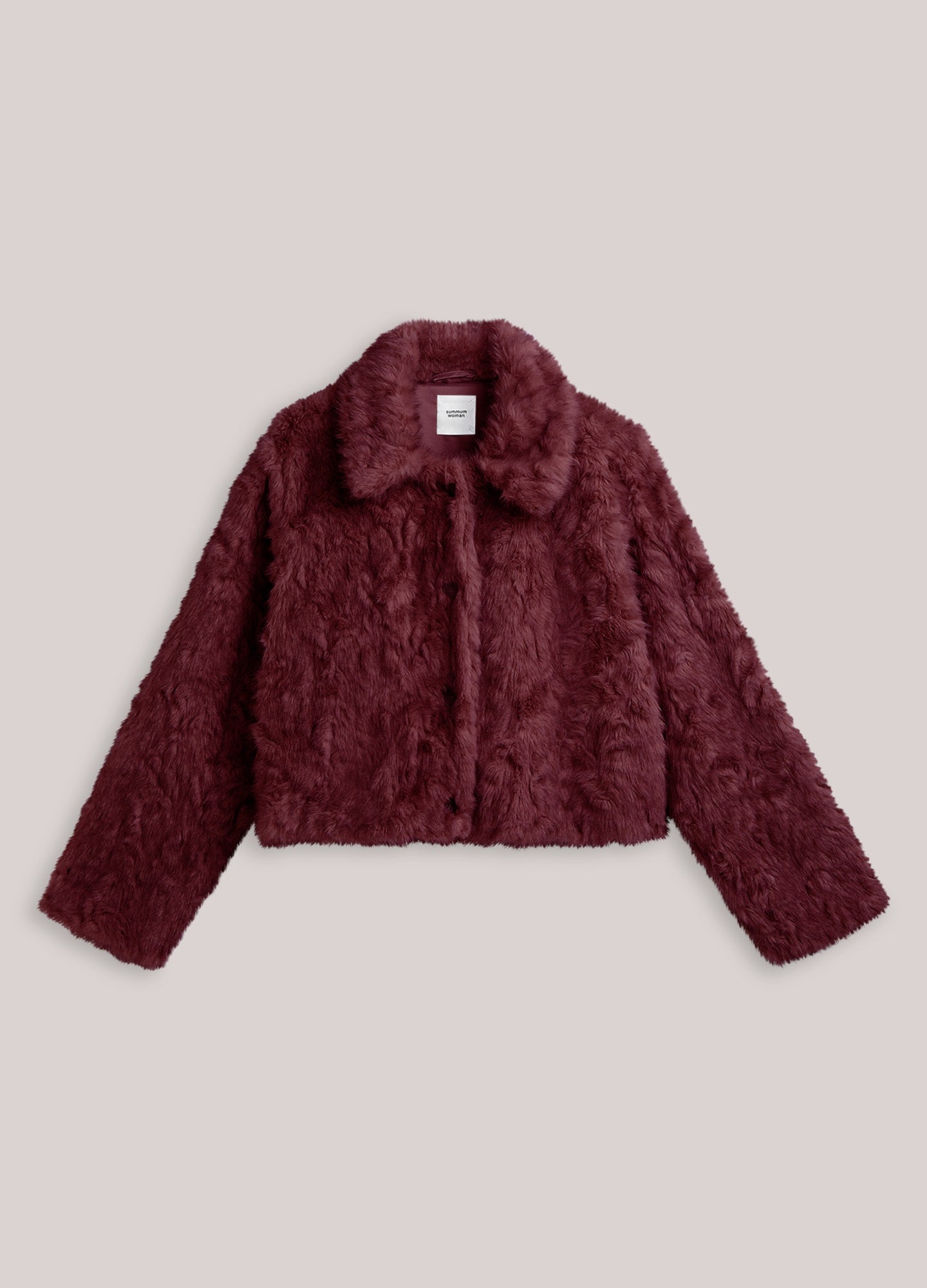 Summum Woman JACKET IN SOFT FAUX FUR