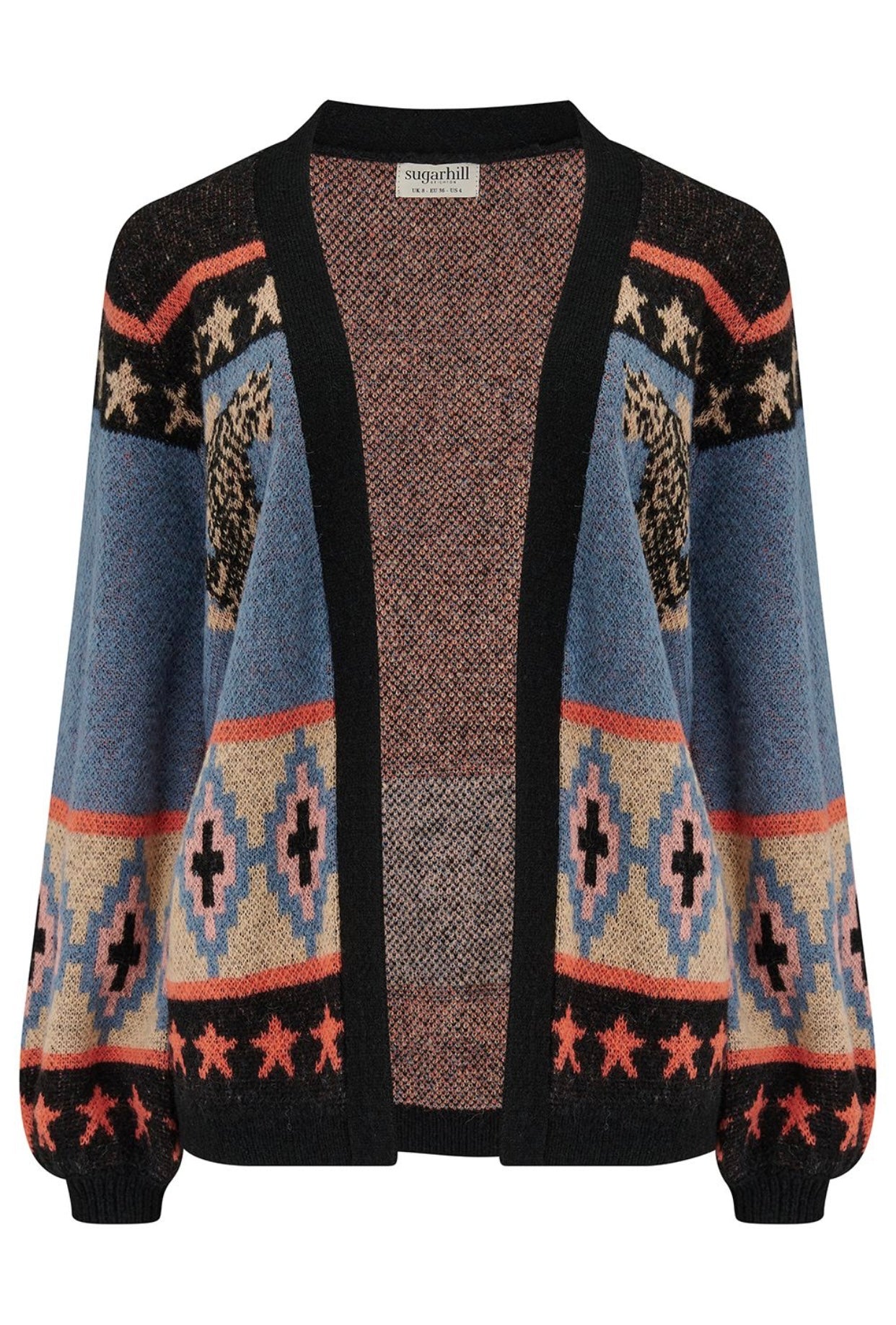Sugarhill Brighton Yvette Cardigan - Multi, Climbing Tigers