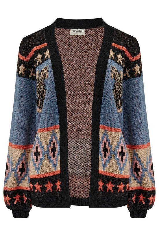 Sugarhill Brighton Yvette Cardigan - Multi, Climbing Tigers