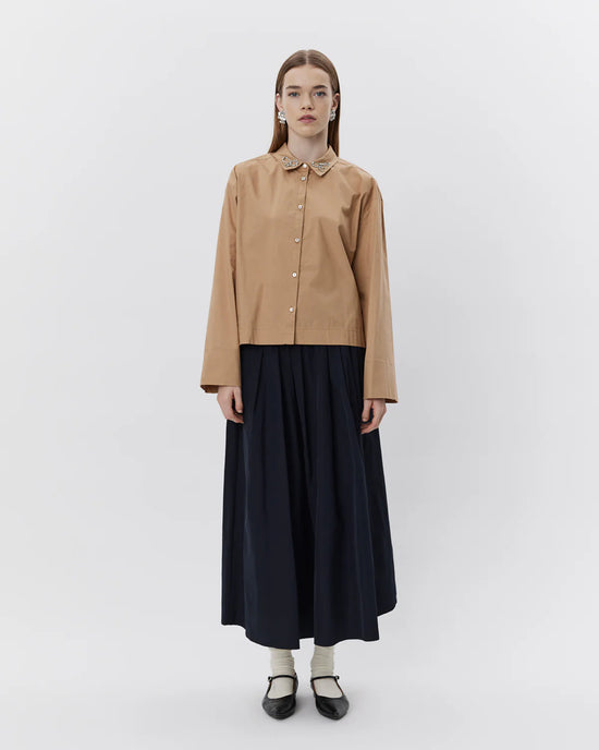 Sofie Schnoor ELLIDASW SHIRT - CAMEL