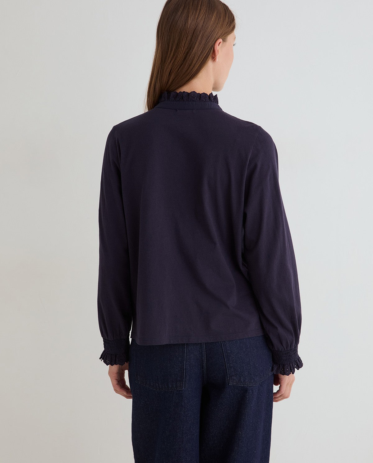 Yerse ROMANTIC SHIRT Navy