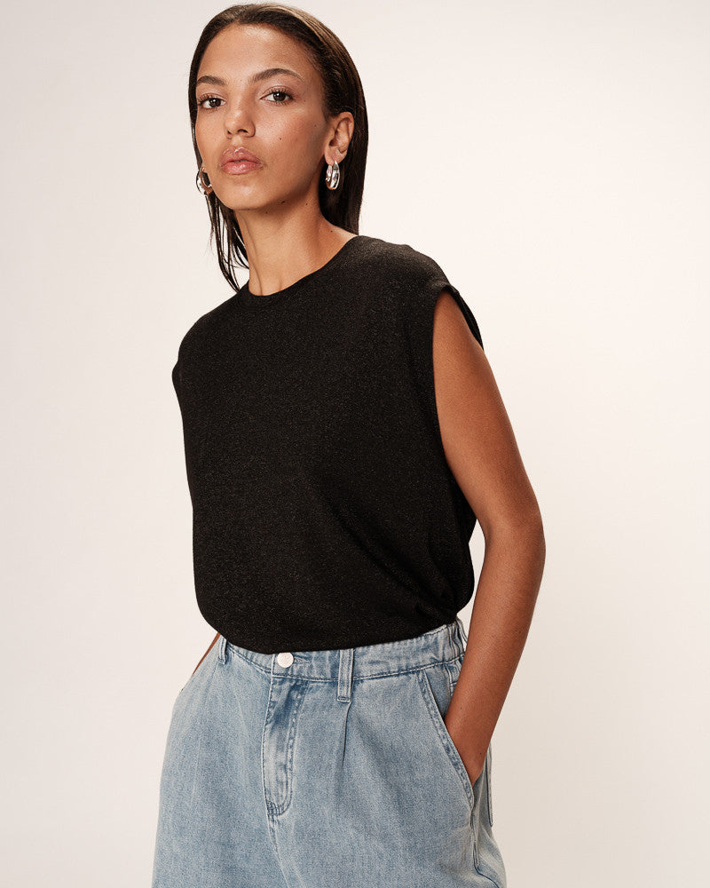 Grace And Mila T-SHIRT NOIR RIMBAUD